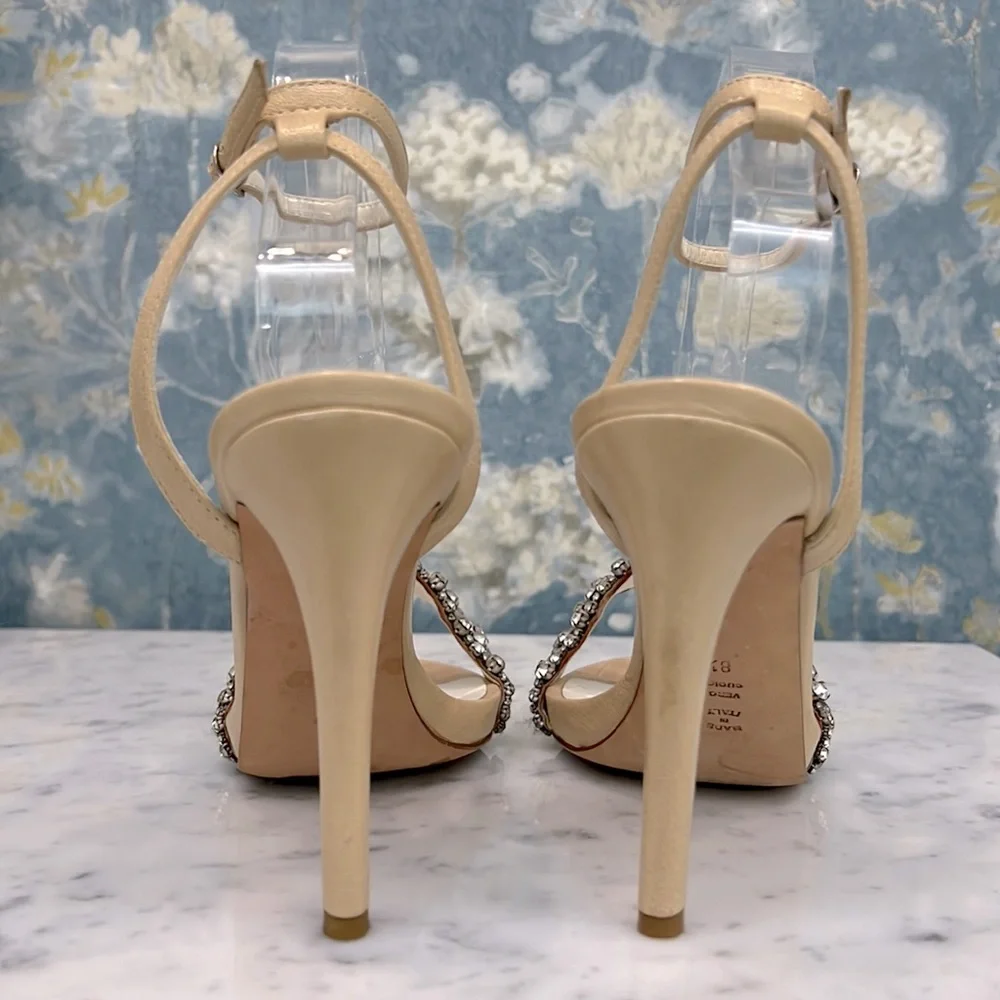 Anthropologie Butter Embellished Ankle Strap sandal, 8.5 - Picture 6 of 7